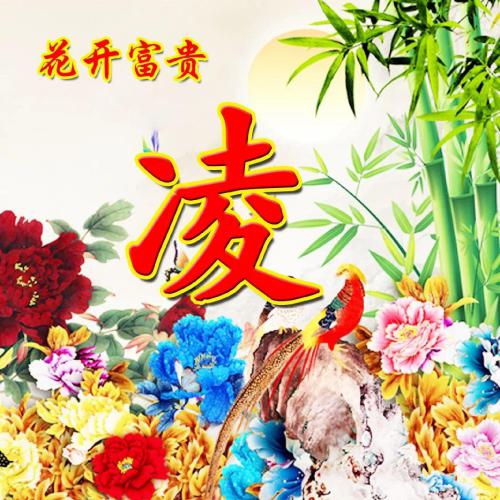 花开富贵大吉大利姓氏头像(16)