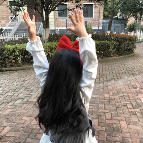 真实女生背影头像图片高清(10)