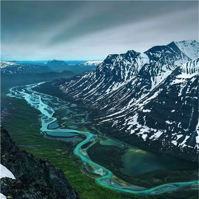 财运亨通：山水风景图带来好运(2)