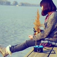 森系复古文艺女生头像图片真人(9)
