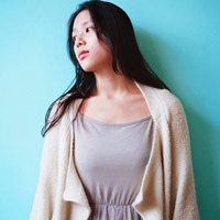 森系复古文艺女生头像图片真人(12)