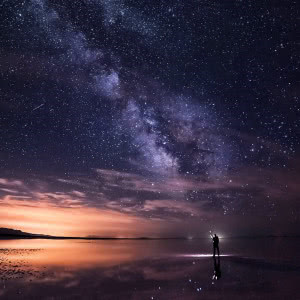 微信头像图片星空高清,好看梦幻适合做头像的星空图片(4)