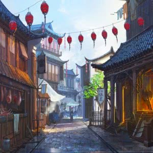 水墨古风风景微信头像(16)